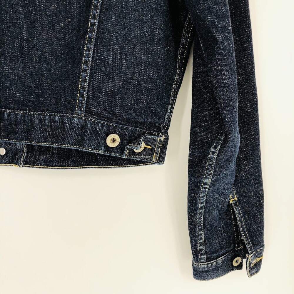 Levi's Dry Good WPL-423 Women's Blue Cotton Long Sleeve Denim Jacket Size Medium - Picture 6 of 10